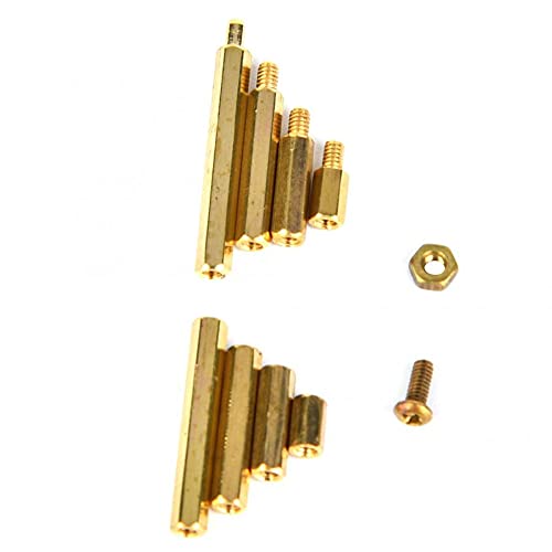 K Di Assortimento Di Vi 220 Pezzi Ottone Inossidabile Impermeabile M2.5 Esagonale Maschio Femmina Vi Distanziatrici Set Di Dadi Per Raspberry Pi Spacer - Foto 7