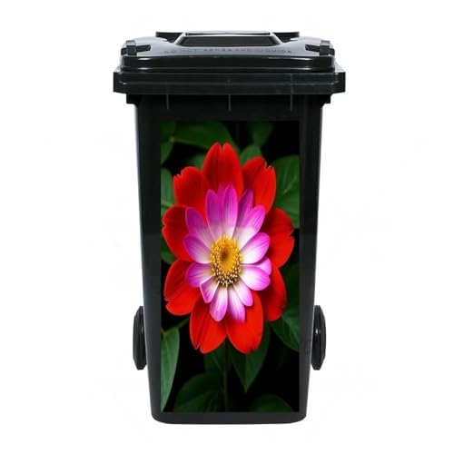 XJHNB Sigina de contenedor de Ruedas para Ruedas para Ruedas para Alero 50X100cm, Piedra Autoadhesivo de PVC Pegatina Impermeable para la Basura del jardín del hogar, Puertas y Ventanas,