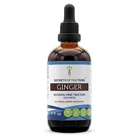 Secrets of the Tribe Ginger Tincture Alcohol-Free Extract Cover
