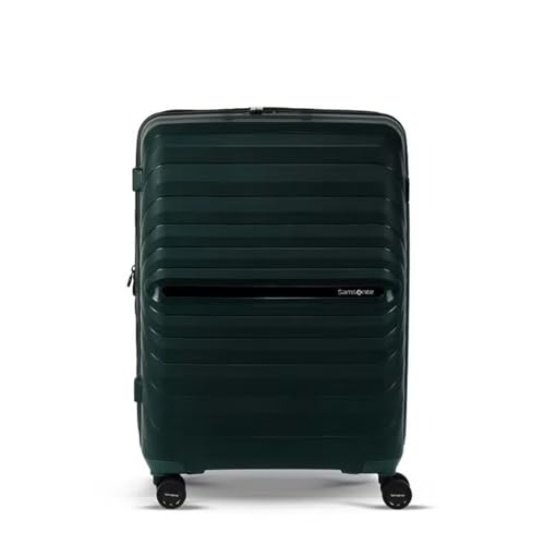 Image of Samsonite Octolite Neo Expandable 75 Cms Large Check-inPolypropylene Hard Sided 8 Wheel Spinner Luggage /Suitcase /Trolley Bag (Green)-10 Year Global Warranty