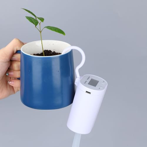 Minuteur d'arrosage programmable pour buissons et plantes en PVC