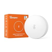 SONOFF SNZB-02P Zigbee Temperatur- und Feuchtigkeitssensor,Smart Thermometer Hygrometer mit Komfortalarm,Zigbee Temperatursensor Kompatibel mit Alexa/Google Home/HA/IFTTT,Zigbee Hub Erforderlich.