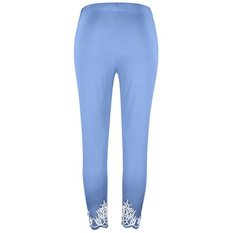 Lalaluka Women's Hollow Lace Yoga Leggings Cover