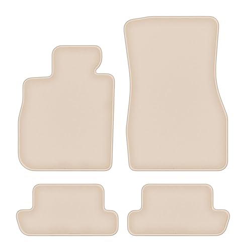 Tapis de voiture en velours beige pour rouler en BMW 8 G14 décapotable