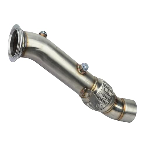 Downpipe N55 3.5" catless pour BMW F10 F12 F01 535i 640i 740i turbo