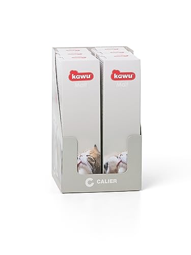 Calier - Kawu Malta - Complemento Nutricional para Gatos - Elimina y Previene Las Bolas de Pelo - Aporta Prebióticos, Ácidos Grasos Omega 3 y 6, y Minerales Esenciales - Pasta Oral Pack 6uds x 100 gr