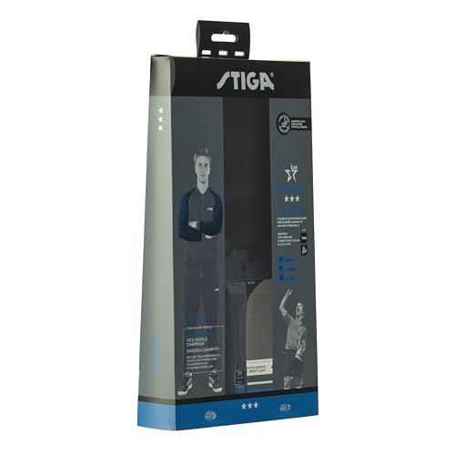 STIGA Future Racchetta da Ping Pong 3 Stelle per Giocatori di Tutti i Livelli con Gomma ITTF, Telaio 5-ply, Manico Concavo e Tecnologia WRB - Immagine 4