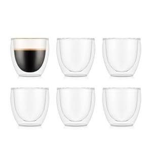 Verres à Espresso Double Parois Bodum PAVINA 6 Pièces