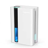 Desumidificador de Ar com Painel Touch, Luzes Ambiente Coloridas, Desligamento Automático com Alerta de Tanque Cheio (2500ml), Modo Sono...