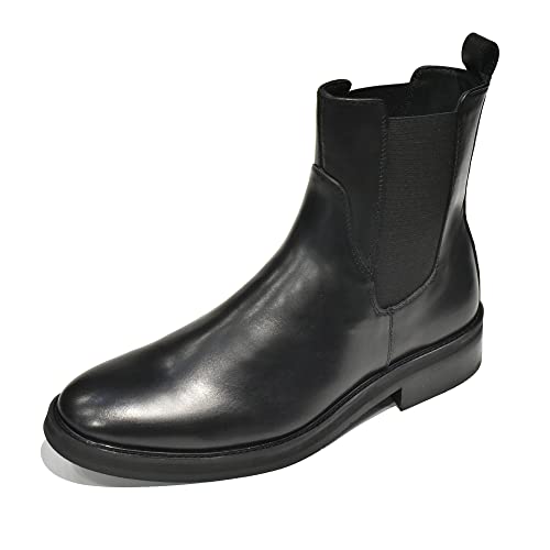 Image of Chelsea Slip-on Crust Boots For Men, Men Handmade Custom Made Boots, Crust Leather Chelsea Boots, Classic Leather Chelsea Boots, Casual, Lightweight, Smooth