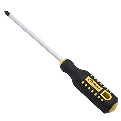 Convy GJ-0127 Phillips Screwdriver Cross Head Screwdriver with Non-Slip Rubber Handle, PH 6150