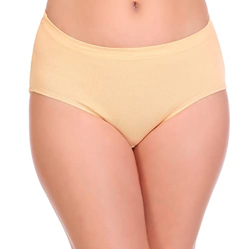 Image of SONA Women's Soft Cotton Inner Elastic Plain Daily Use Hipster Panties