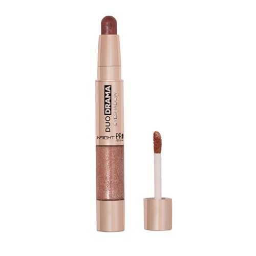 Image of Duo Drama Eyeshadow (Tone Spell) | Metallic Finish | Cream-to-Liquid Hybrid Formula with Intense Pigment | Waterproof, Long-Wear & Easy to Blend - 8g