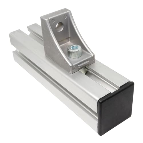 Image of uxcell 8080 EU Standard Profile End Cap, Plastic Square Aluminum Extrusion Plug for Trolley, Fish Tank Rack, Storage Rack, Black 80x80mm 5pcs