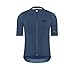 Ligero profesional vuelo competición manga corta Jersey 3.0 transpirable Maillot Ciclismo Hombre, Hombre, Azul Gris, XS