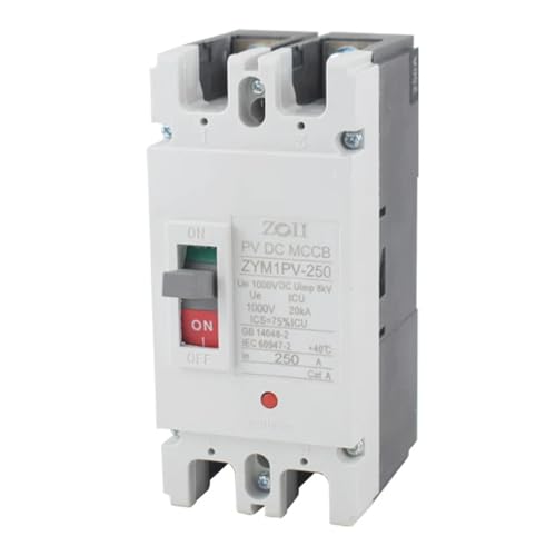 Disjoncteur CC à boîtier moulé solaire 125A pour protection photovoltaïque