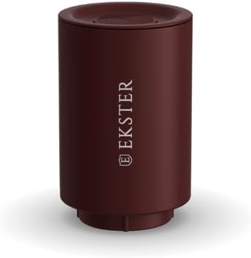 Ekster Portable Cordless Air Vacuum Pump - Rechargeable Mini Bag Sealer, USB-C Charging for 20+ Uses, Compression Lightweight Cordless Handheld Pump, Universal Nozzle for Vacuum Seal Clothing Bags