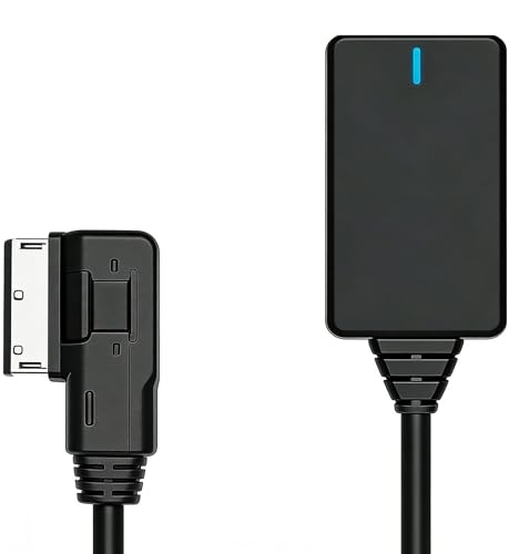 AMI Bluetooth Audio Adapter Compatible with Audi MDI MMI 3G System Bluetooth 5.0 Adapter Supports Bluetooth Car Kits Suitable for Audi A3 A4 A7 R7 S5 Q7 A4L A6L A8L Series MMI 3G System Only.