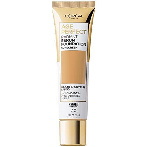 LOreal Paris Age Perfect Radiant Serum Foundation with SPF 50 Golden Honey 1 Ounce