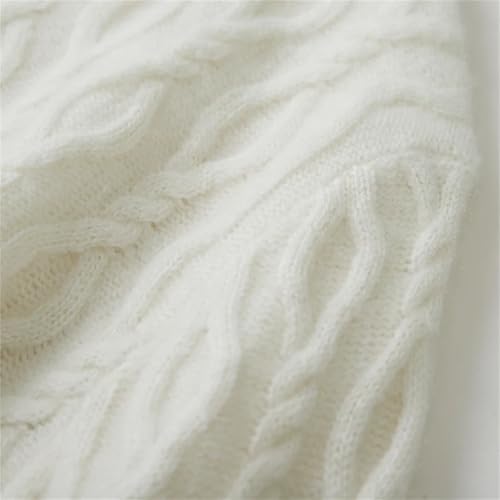 Men's Color Matching Thickened Warm Pullover Wool Knit Long Sleeves Sweater4