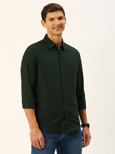 Image of Thomas Scott Men Classic Slim Fit Cotton Casual Full Sleeves Shirt