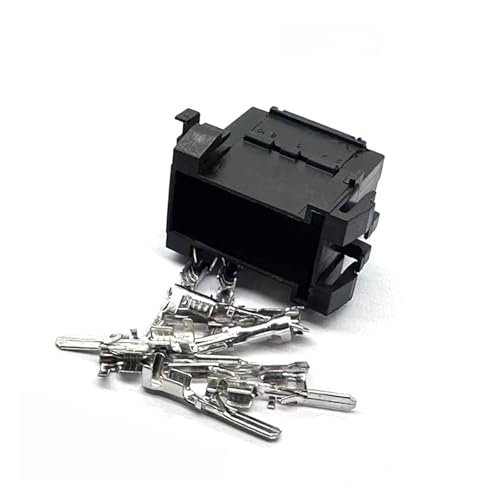 Image of KLOOKY 10 Pin Automotive Power Amplifier Connector Rocker Connector 1-929505-4 1-929504-4(Dark Grey,10 Sets)