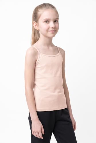 Image of Kurve Girl's Sleeveless Tank Top - Stretch Undershirts Cami Camisole, UV Protective Fabric, Rated UPF 50+ (Made in USA)