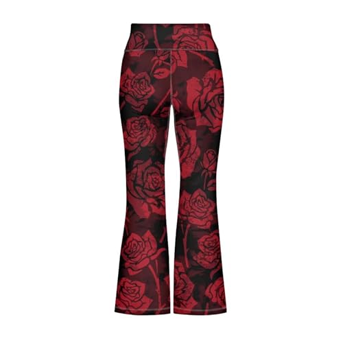 Dolyues Girls Flare Leggings Kids Bell Bottom High Waisted Flare Yoga Pants for Dance Activewear Size 5-14 Years3