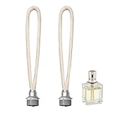 Wenyue 2 Stück Standard Ersatzdocht mit Brenner, Duftlampe Docht, Brenner Katalytische Lampe Ersatz Docht,Brenner Diffusor Aromatherapie Heim Dekoration zur Verbesserung der Raumluft, 18.5cm (Silber)