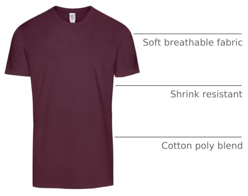 Image of Have It Tall Men's CVC Premium Blend Fabric Slim Fit Short Sleeve T Shirt