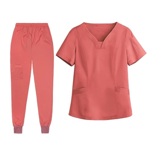 Pantalon et blouse uniforme médical respirant pour femme actif en coton poly