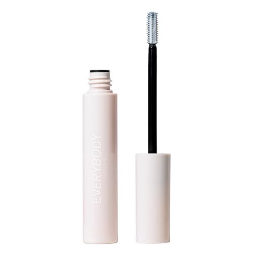 EVERYBODY LONDON Gel incoloro, cera para cejas con cepillo, fórmula clara, invisible, estilo preciso, efecto duradero sin pegar las cejas durante horas