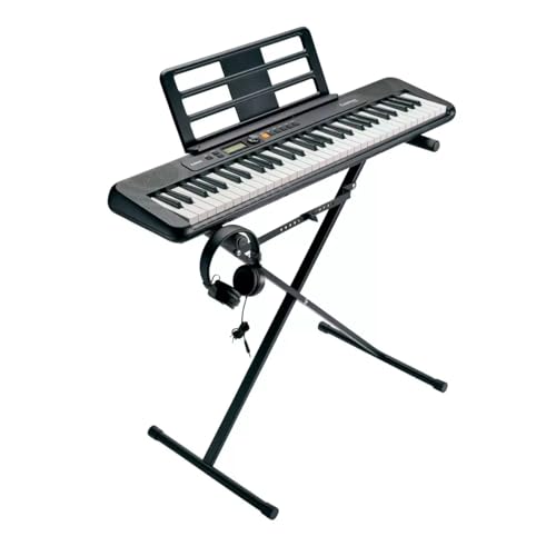 Casio CT-S195AD Portable Keyboard in Black with Stand Headphone & Adapter