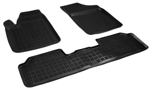 Hohe Gummi Fußmatten passend für Citroen Berlingo ab 1996-4/2008/Berlingo First ab 4/2008-2009 AZUGA AZ10300123 Automatten Gummimatten