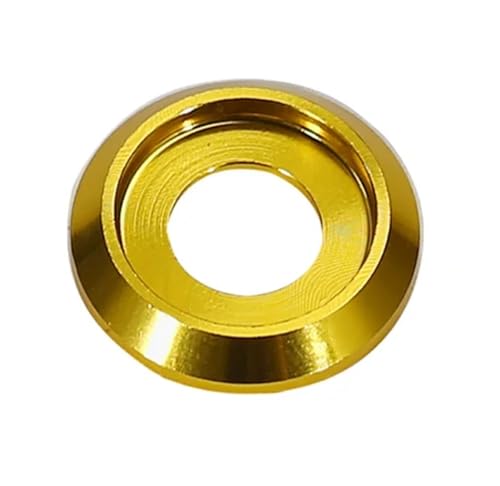 Mdingbao-V[bV[ M2 M3 M4 M5 M6 M8 Multi-Color Aluminum Alloy Thin Half Round Pan Head Washer Screw Metal Grooved Gaskets, 