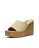 Calzado fabricado en España Vidorreta Zuecos de Yute Abiertos para Mujer con Rafia Color Natural Talla 39