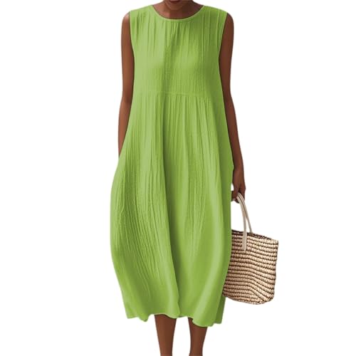Anthropologie Dresses,Linen Dresses for Women Summer,Plus Size Sundresses,Linen Sundress,Sundress with Pockets,Vestidos De Mujer