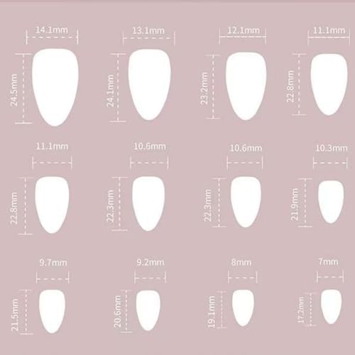 Image of Pink French Tip Press on Nails 3D Wave Fake Nails Spring Summer Glue on Nails Medium Almond False Nails with Design Reusable Artificial Acrylic Full Cover Nude Stick on Nail for Women Manicure 24Pcs