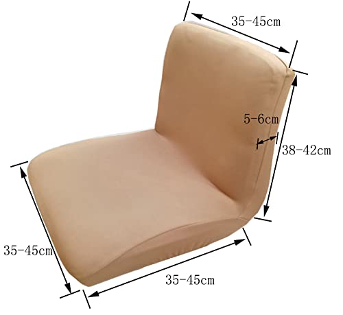 Anawakia Barhocker Schonbezüge mit Rückenlehnenbezug Stretch Stuhlbezug für Kurze Drehstuhl Esszimmerstuhl Rückenlehne Barhocker Stuhl (Rot)