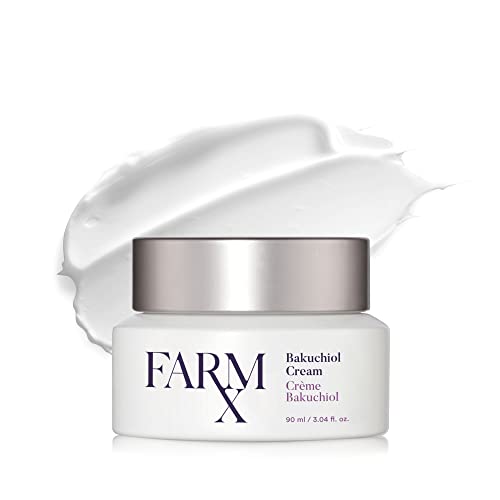 Farm Rx Bakuchiol Cream – Anti Aging Face Moisturizing Vegan Cream (Natural Alternative to Retinol) to Tighten Skin and Bring Radiance to Face,(90 ml/3.04 fl oz) Clean Beauty