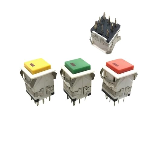 Interrupteur de réinitialisation 2NO2NC bouton carré instantané 3A 250V KD2-24 - 3