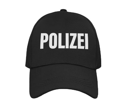 PartyMagix Basecap Mütze Polizei Feuerwehr Security & Ordner Trucker-Cap in Rot Navy & Schwarz verstellbare Kappe für Herren & Damen Arbeitskleidung & Team Cap