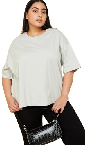 Image of Max Plus Size Women Solid T-Shirt
