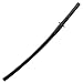 ANATAK Japanese Katana Sword - Polypropylene Black Blade with Saya, Samurai Training Sword for Cosplay, 40.1 inches