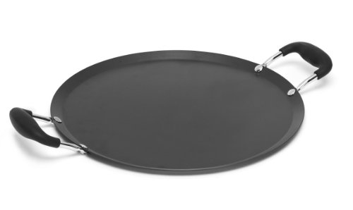 Imusa, Red USA CAR-52019T Carbon Steel Round Comal, 11-Inch, Bottom