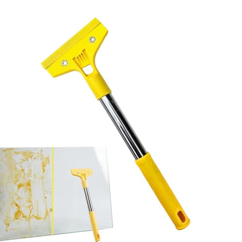 Rascador para adhesivos | Pala pesada para limpieza – Herramienta para quitar pegamento de ventanas, para ventanas de coche, ventanas, puertas de ducha, baño o cocina