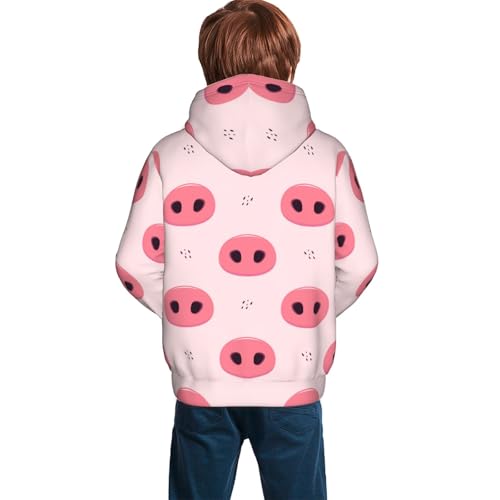 Pig Noses Kid Hoodies Boys Sweatshirts Girls Pullover with Pocket4