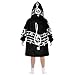XMNYGJ Music Note Wearable Blanket Hoodie for Kids Oversized Print Sweatshirt Blanket With Pocket Hooded Warm Teen Wearable Blankets, One Size Fits All, Gifts for Kids, Boys, Girls