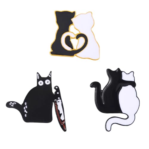Image of Cute Enamel Pins Cartoon Lapel Pin Brooch Badge for Backpack Jackets Funny Tiger Pins for Gift Anime Enamel Pin for Clothing Hat Decoration