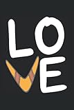Love: A5 Notizbuch, 120 Seiten blank blanko, Bumerang Liebe Boomerang Bumerange